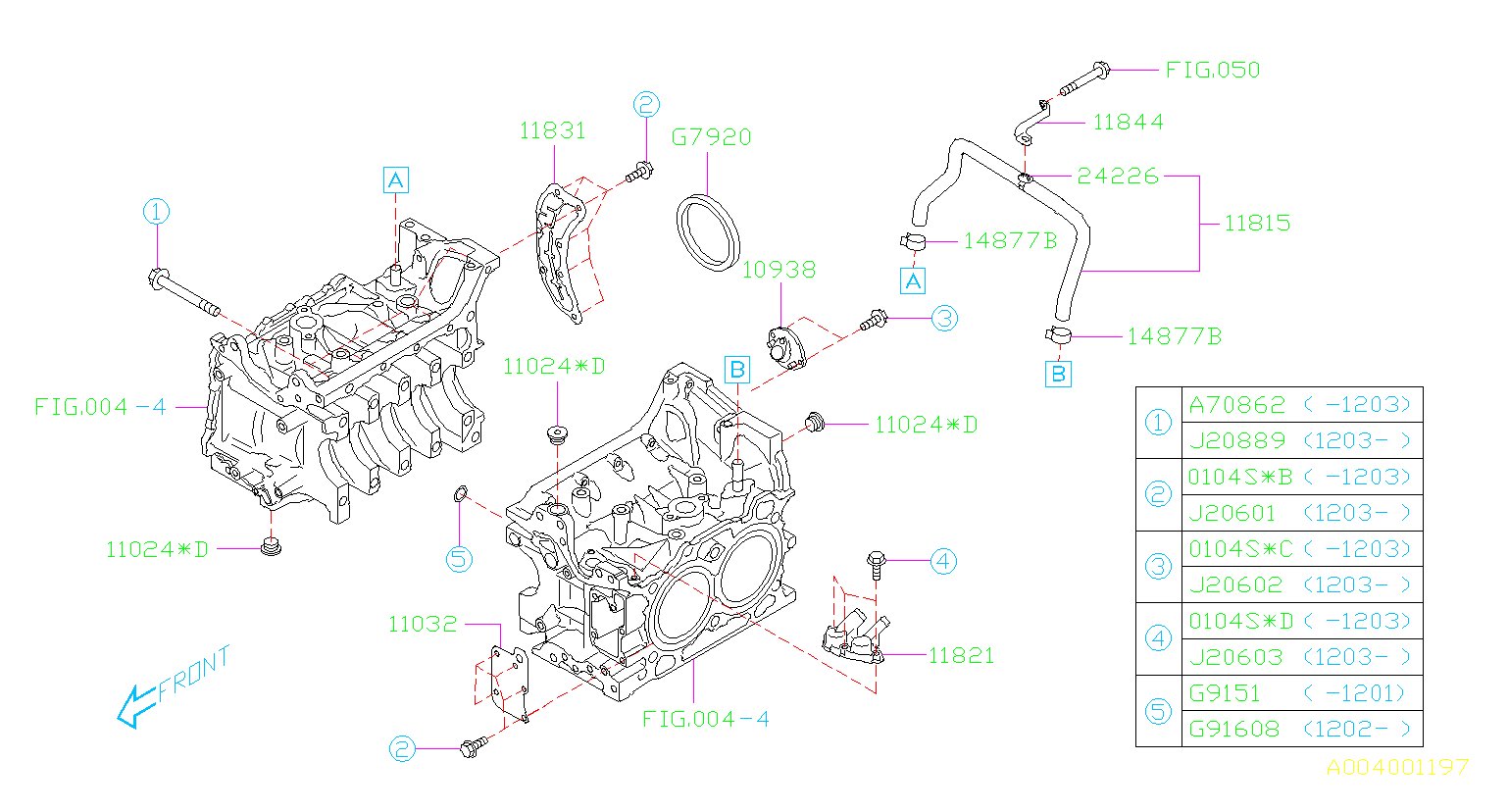 2008 Subaru Holder Complete Crankshaft Sensor. Holder CP CRS SNSR ...